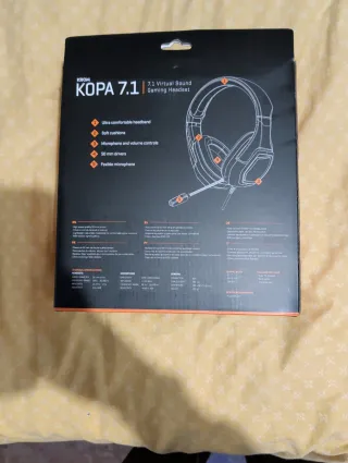 Auriculares Krom Kopa 7.1 Gaming RGB