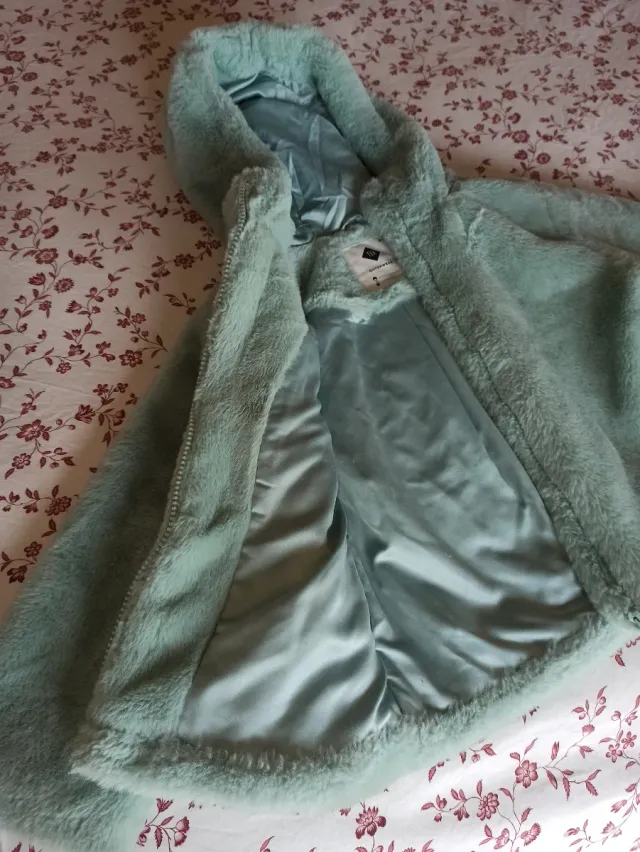 Abrigo/chaqueta niña peluche