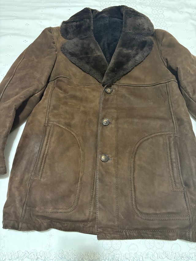 Abrigo Piel Vintage Años 70-80