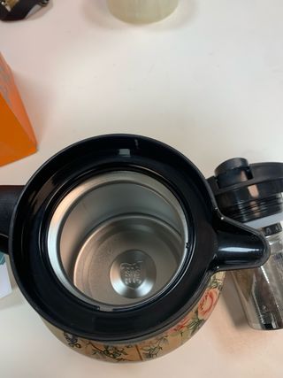 Tetera floral con infusor