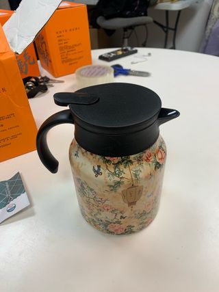 Tetera floral con infusor