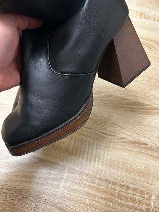 Botines ITSE LONDON negros tacón plataforma