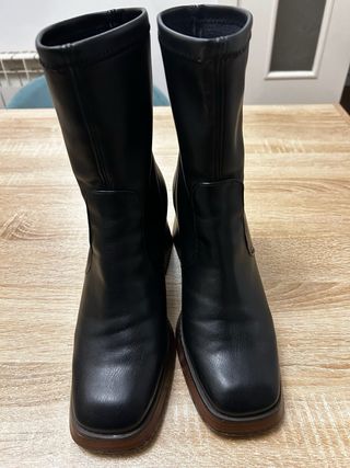 Botines ITSE LONDON negros tacón plataforma