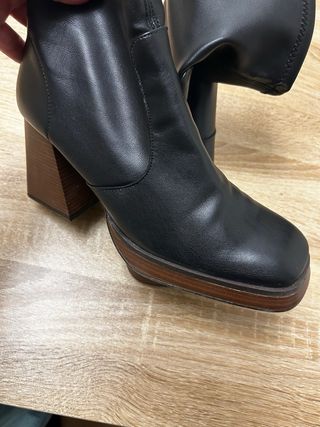 Botines ITSE LONDON negros tacón plataforma