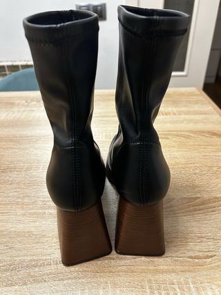 Botines ITSE LONDON negros tacón plataforma