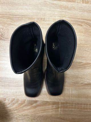 Botines ITSE LONDON negros tacón plataforma