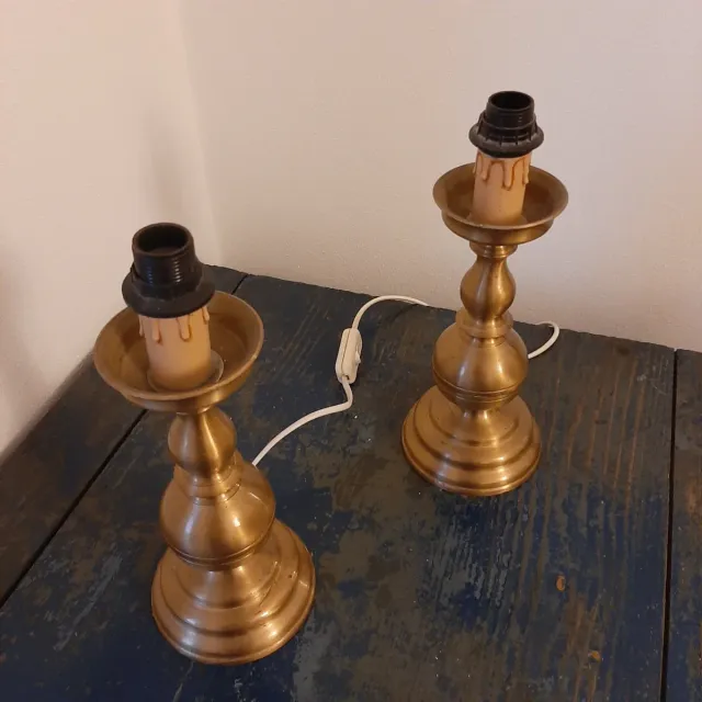 Candelieri in acciaio vintage anni '50