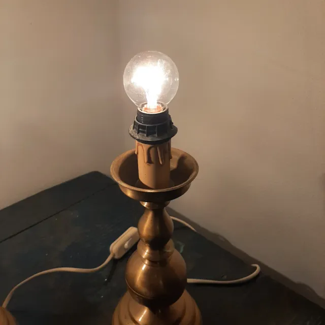 Candelieri in acciaio vintage anni '50