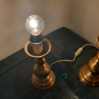 Candelieri in acciaio vintage anni '50