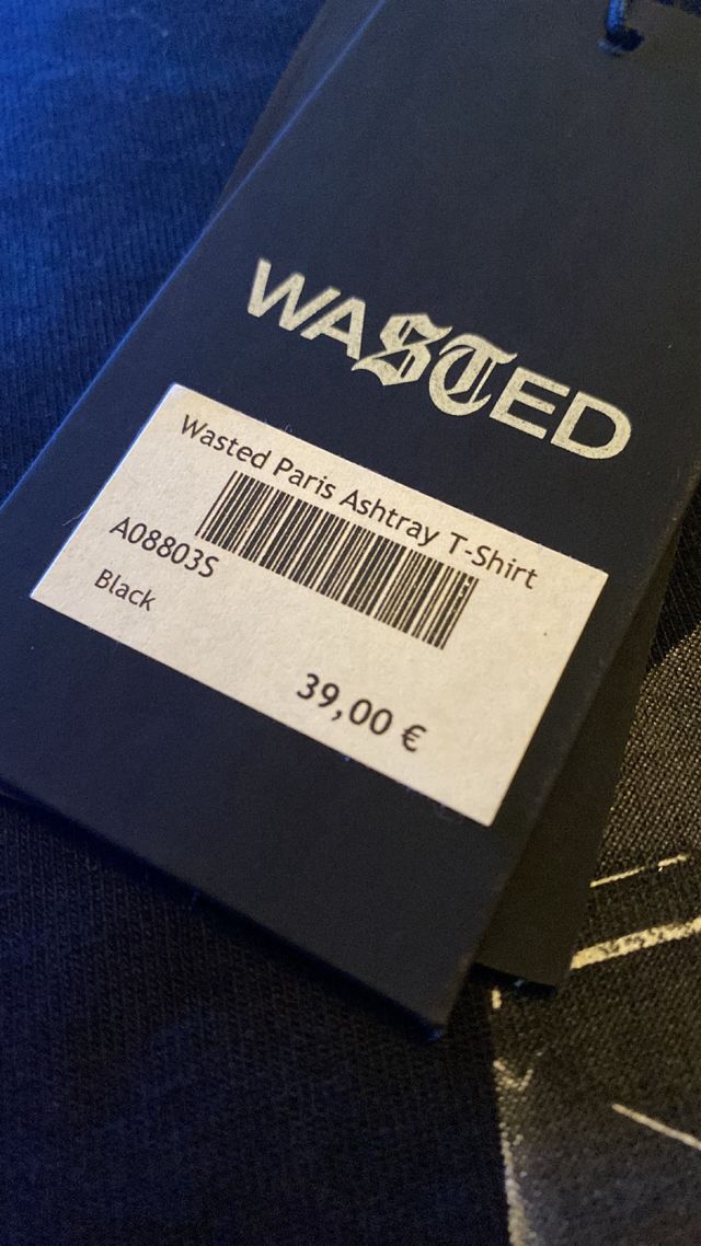 Camiseta Wasted Paris Negra