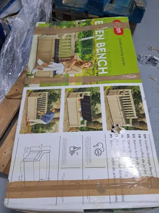 Keter Eden - Banco arcón Exterior, Baúl almacenaje