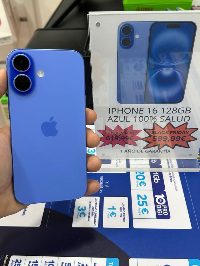 IPHONE 16 128GB 100% SALUD