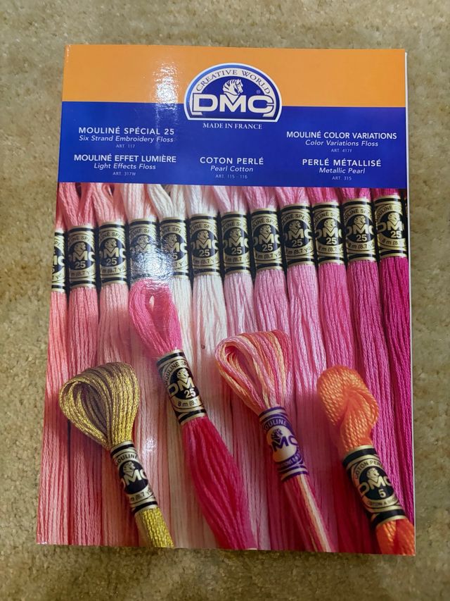 Carta de colores DMC Hilo Bordar