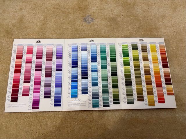 Carta de colores DMC Hilo Bordar