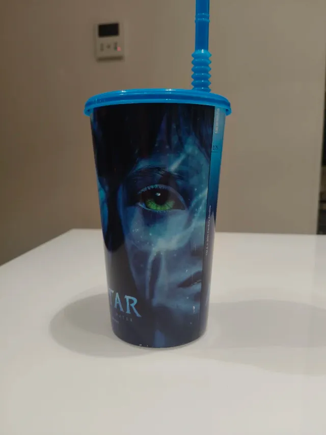 Vaso Avatar Plástico Azul y Verde