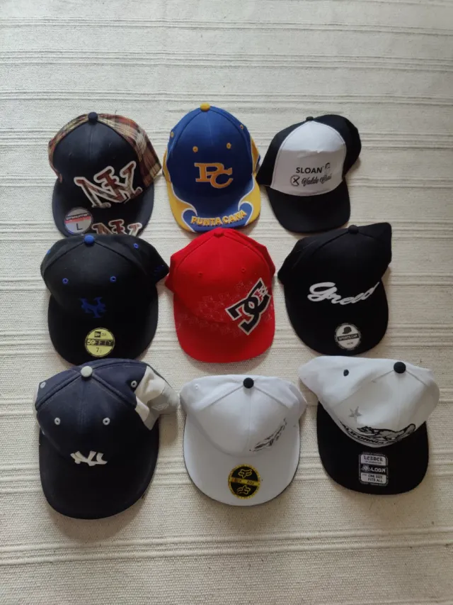 Pack 9 Gorras Variadas
