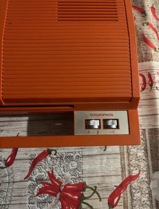 Giradischi Kosmophon vintage con disco