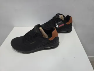 Skechers UNO Zapatillas Negras/Marrones Talla 41