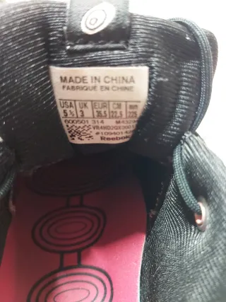 Zapatillas Reebok Mujer Negras y Rosas