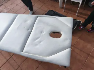 Camilla de masaje articulada