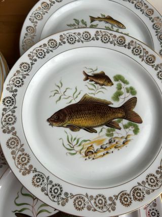 Vajilla Limoges para pescado