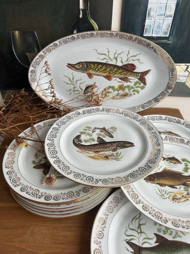 Vajilla Limoges para pescado