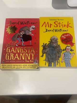 colección 5 libros David walliams gangsta granny..