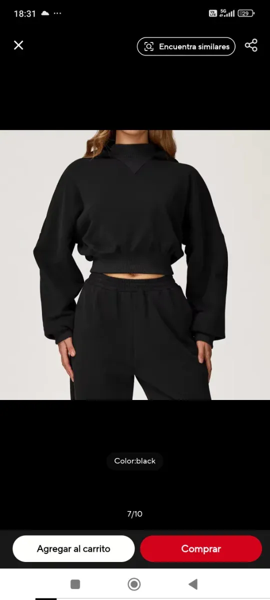 Conjunto chándal buzo + sudadera L NUEVO