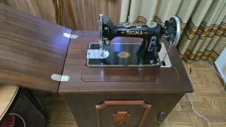 Máquina de coser antigua Sigma