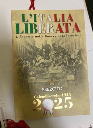 Calendario Esercito 2025 L'Italia Liberata