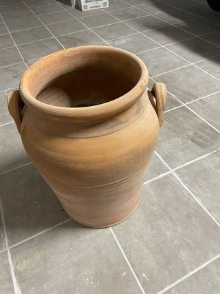 Jarrón grande de terracota