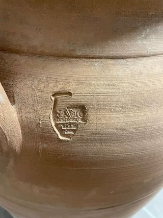 Jarrón grande de terracota