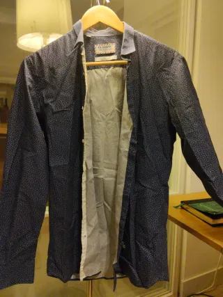 Camisa azul estampada EL GANSO