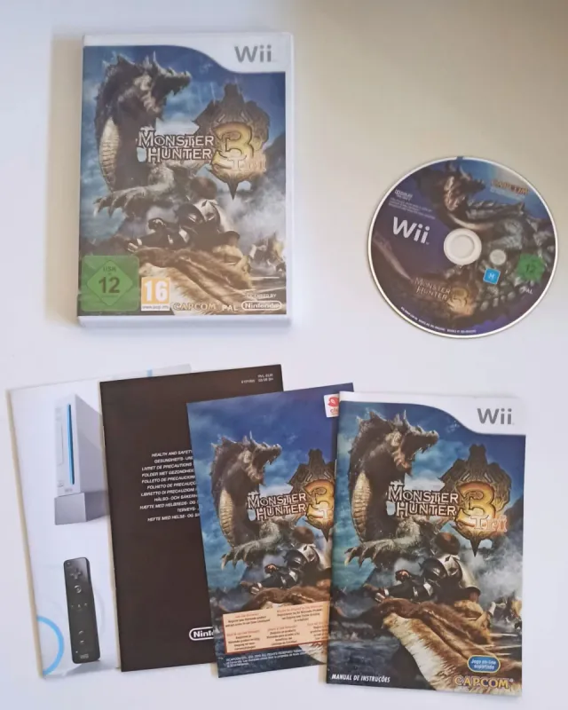 Monster Hunter Tri Wii Juego + Manuales