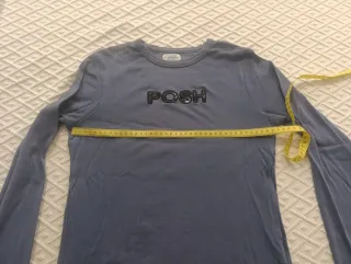 Camiseta manga larga POSH azul