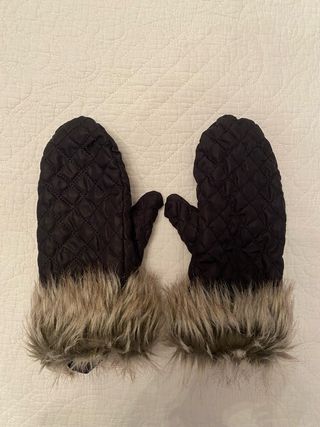 Guanti donna con pelo