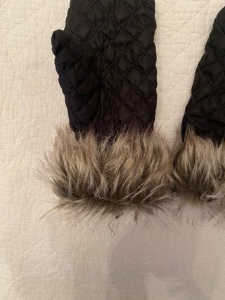 Guanti donna con pelo