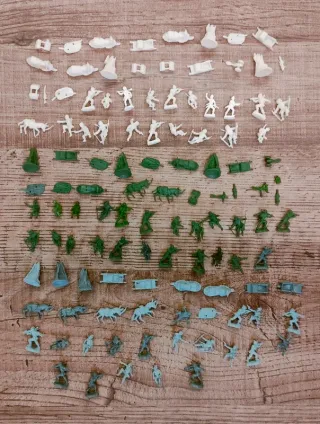 Lotto 96 Soldatini Atlantic Alpini 1/72 H0