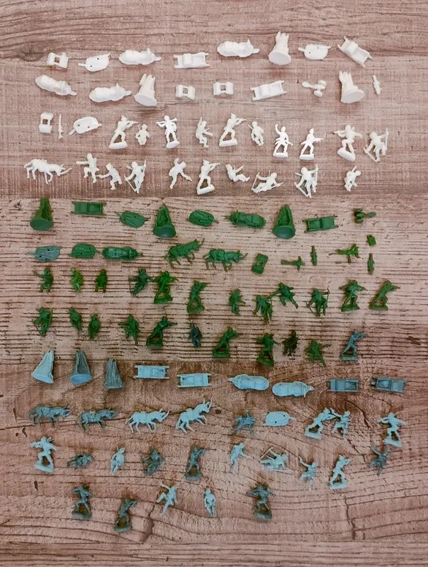 Lotto 96 Soldatini Atlantic Alpini 1/72 H0