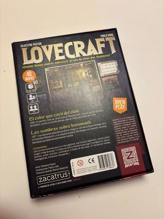 Juego de mesa Lovecraft 1  Zacatrus