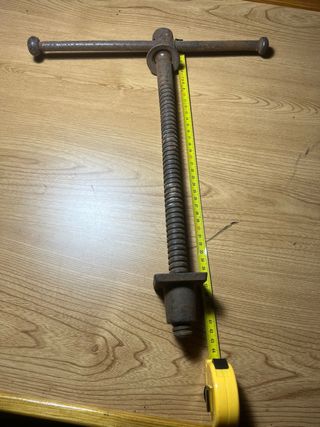 Torno de carpintero antiguo