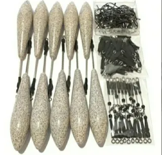 10 Plomos de Pesca Surfcasting, grapas, urfes.