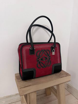 Bolso Loewe Amazona Rojo y Negro