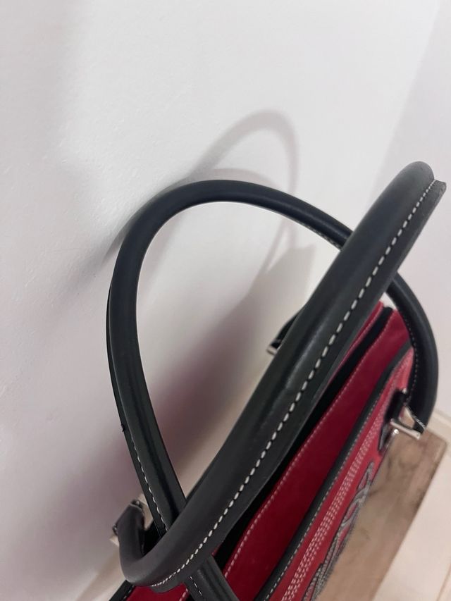 Bolso Loewe Amazona Rojo y Negro