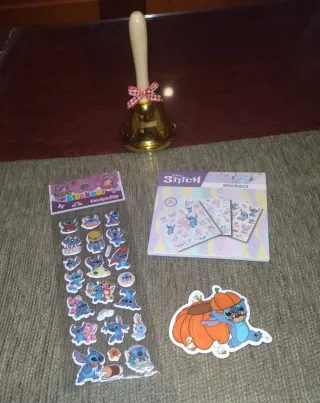 Set de pegatinas de Stitch