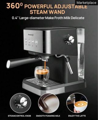 Cafetera Aeomjk Acero Inoxidable