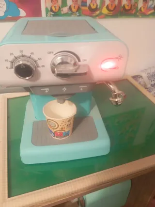 Cafetera Juguete Niña Verde Menta