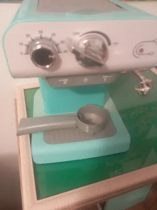 Cafetera Juguete Niña Verde Menta