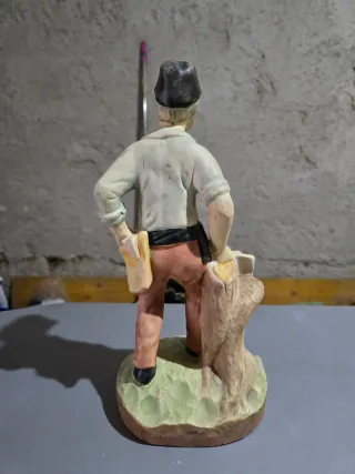 Soprammobile uomo con barba e cappello