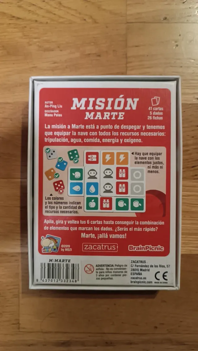 Misión Marte Juego de Mesa